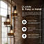 3 - Light Black Kitchen Island Pendant