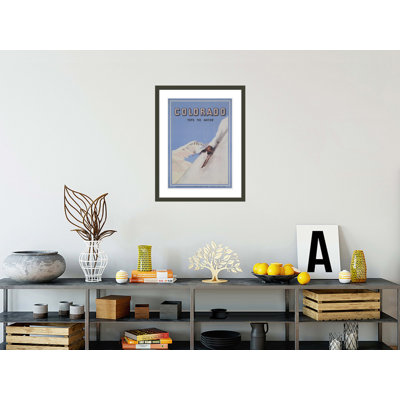 Affiche de voyage «Colorado Tops The Nation» par Inconnu - Reproduction giclée sur cadre