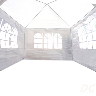 10'X10' Party Tent Outdoor Heavy Duty Gazebo Wedding Canopy + 4 Removable Walls