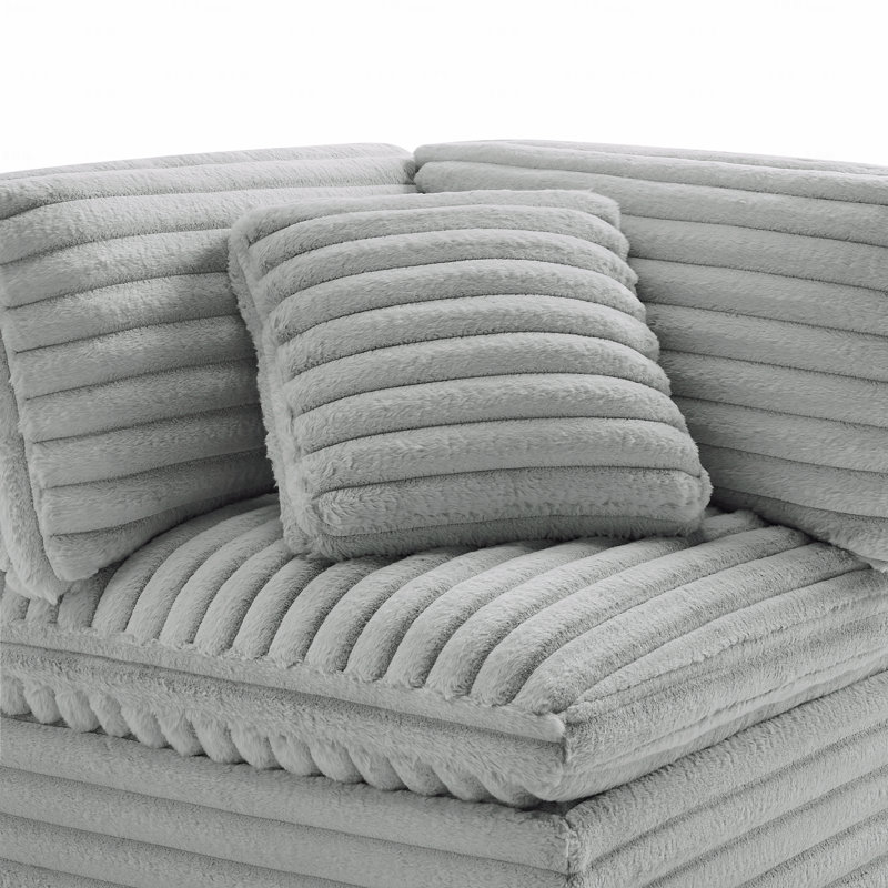 Fauteuil d'angle, Gris