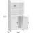 Small Bathroom Storage Cabinet with 2 Doors-53682199