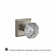 Crystal Single Dummy Door Knob with Traditional Square Rose