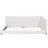 Queen Linen Upholstered Platform Bed with USB Charging Station, Button Tufted Headboard, No Box Spring