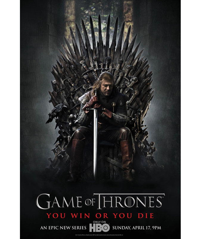 Game of Thrones, 40" H x 27" W