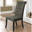 Chaises d'appoint rembourrées en tissu