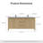 72'' Freestanding Double Bathroom Vanity With Arabescato Top-119966488