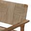 Fauteuil club d'extérieur en bois d'acacia Braeton Contemporary Coastal-126039018