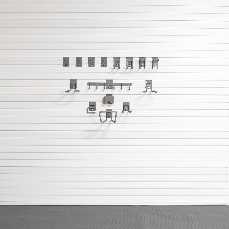 Steel Slatwall Bin Piece Set