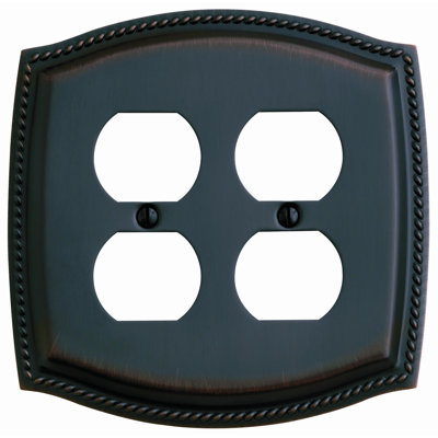 2-Gang Duplex Outlet Wall Plate