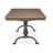 Extendable Metal Base Dining Table