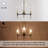 Daizjah 3 - Light Dimmable Modern Linear Chandelier