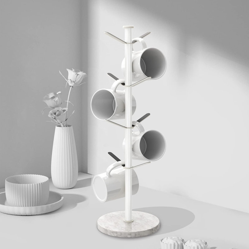 Mug Holder Tree, White
