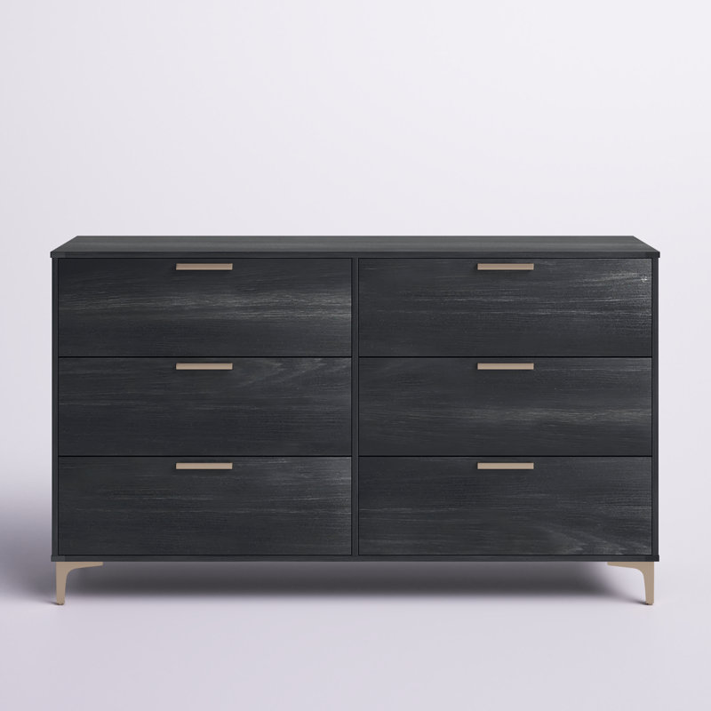 Commode double l 58,5 po Ardiana, Gris