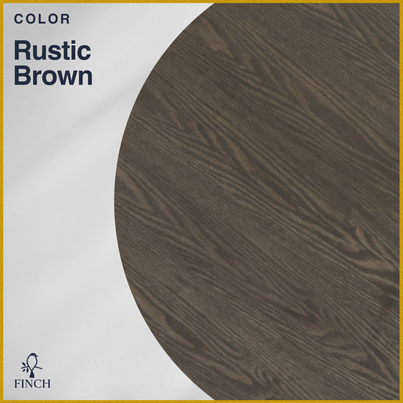 Alfred Round Reclaimed Wood Rustic Dining Table