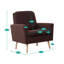 Ensemble de 2 chaises d'appoint Vanetten-108781430