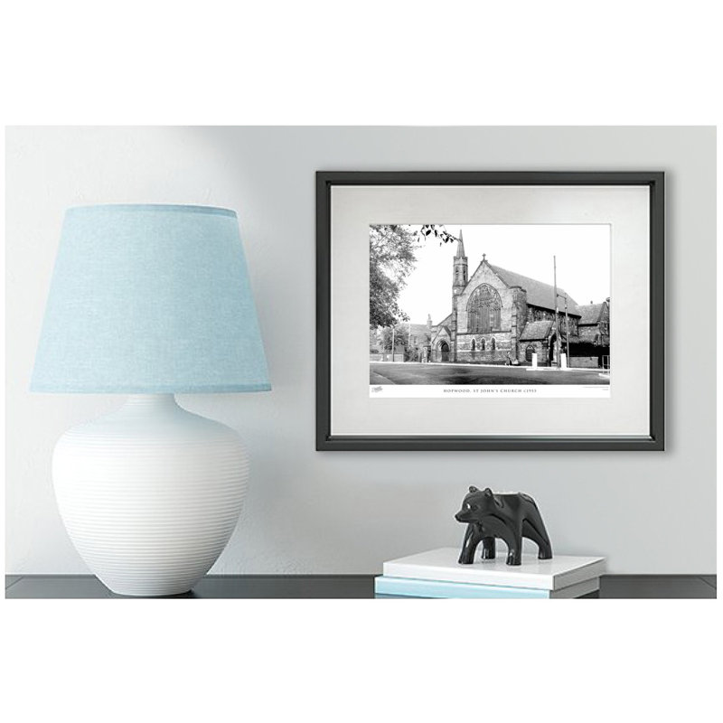 Hopwood, St John's Church C1955 by Francis Frith - Single Picture Frame Print, 45cm H x 60cm W x 2.3cm D