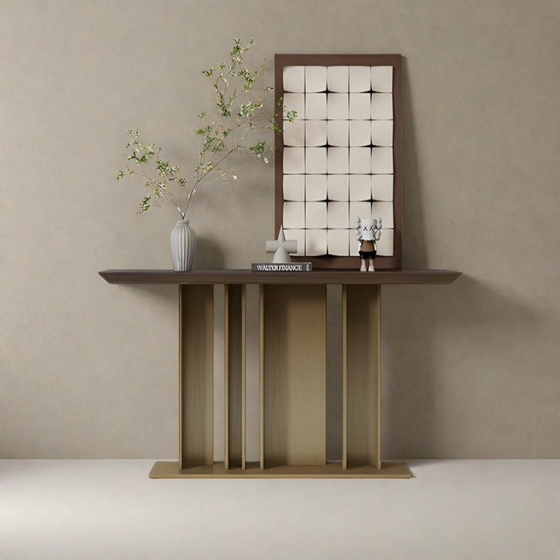 Modern Minimalist Console Table, 33.46" H x 39.37" W x 15.75" D