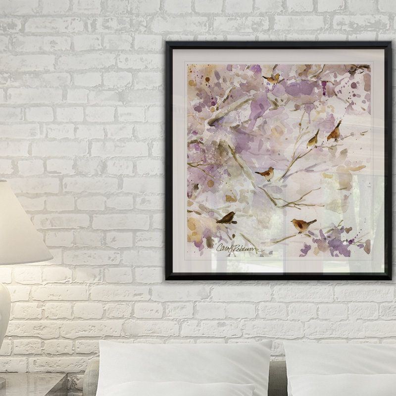 Lavande printemps I - reproduction de cadre photo, H 30,5 po x l 30,5 po x P 1,5 po