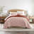 Quilt Coverlet Set All Season Patterned Reversible Microfiber Ultra Soft Bedding in Scalloped-105813883-105813895