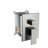 Brushed Nickel 12 Inch Wall Mounted Dual Shower System, Balanced Valve, Rainfall And Handheld, 360° Adjustable Spray Pattern For Personalized Showers Square System With Finish, Rough - In Handheld