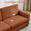 Canapé en velours côtelé de 83,86 po Cloud Comfort de Cloud Cloud-209580506-209580507