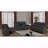 Upholstered Padded Arm Reclining Sofa