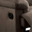 Fauteuil inclinable brun clair en tissu tissé-1845720041