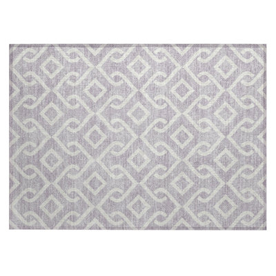 Tapis intérieur / extérieur Kaylani avec envers antidérapant