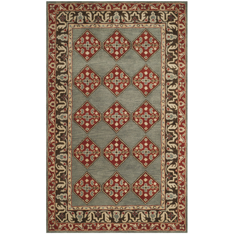 Cranmore Hand Tufted Wool Oriental Rug, Rectangle 5' x 8'