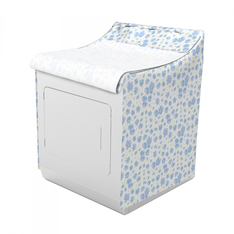 Housse pour machine à laver à fleurs