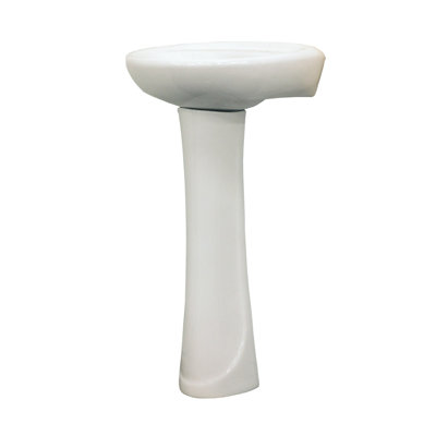 Transolid Madison 17.375'' Vitreous China Oval Bathroom Sink with Overflow
