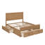Base de lit en bois avec tiroirs-530677847