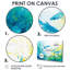 «Abstract Sharks Natation - Shark», reproduction d'art murale-942172328-942172310-942172304