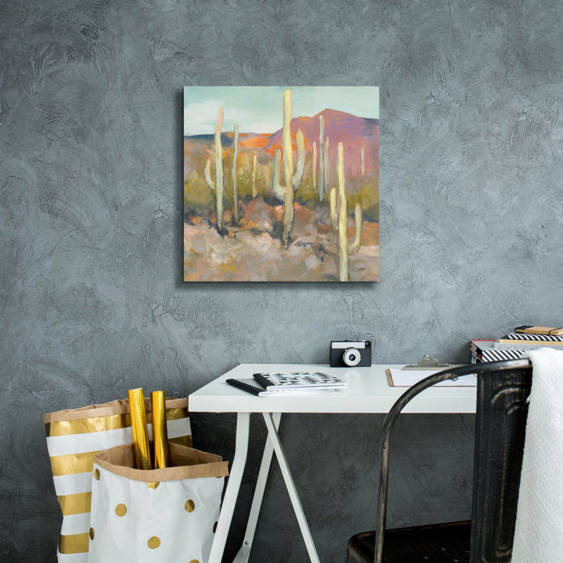 «Union Desert» par Julia Purinton, Union Rustic, H 18 po x l 18 po x P 0,75 po
