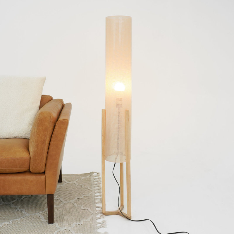 Lampe sur pied Ethos chêne et naturel