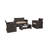 Tisdale 4-Piece UV Resistant Outdoor Conversation Set with Cushions-49959817-49646173