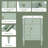 24 Inch Bathroom Vanity With Sink,Green-128315111