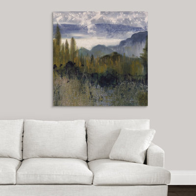 « distante peak », peinture sur toile