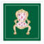 Palace Chair In Jade Giclee Print by Dana Gibson