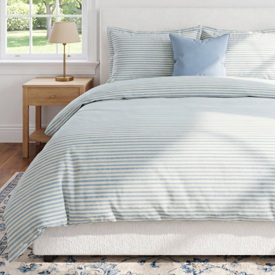 Cobbett Modern & Contemporary Sateen Striped Duvet Cover