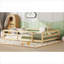 Lit en bois de pin massif Cool Cool Montessori, lit simple pour enfant-129463074