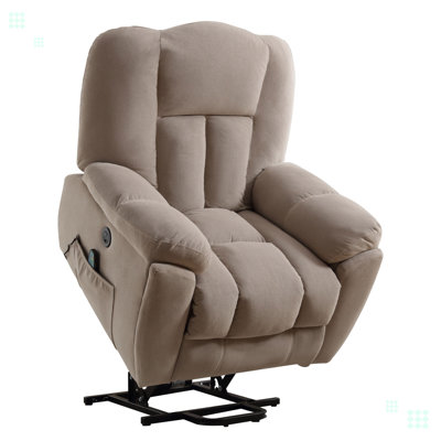 Power Lift Recliner Chair Recliners For Elderly With Heat And Massage Recliner Chair For Living Room With Infinite Position And Side Pocket -  Latitude RunÂ®, 3517A22726F4441A94FD13EA247532A5