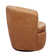 Brooksley Top Grain Genuine Italian Leather Swivel Barrel Chair (Set of 2)