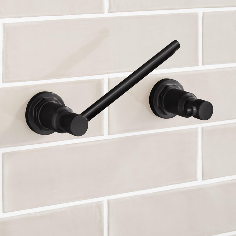 Greyfield Toilet Paper Holder, Matte Black