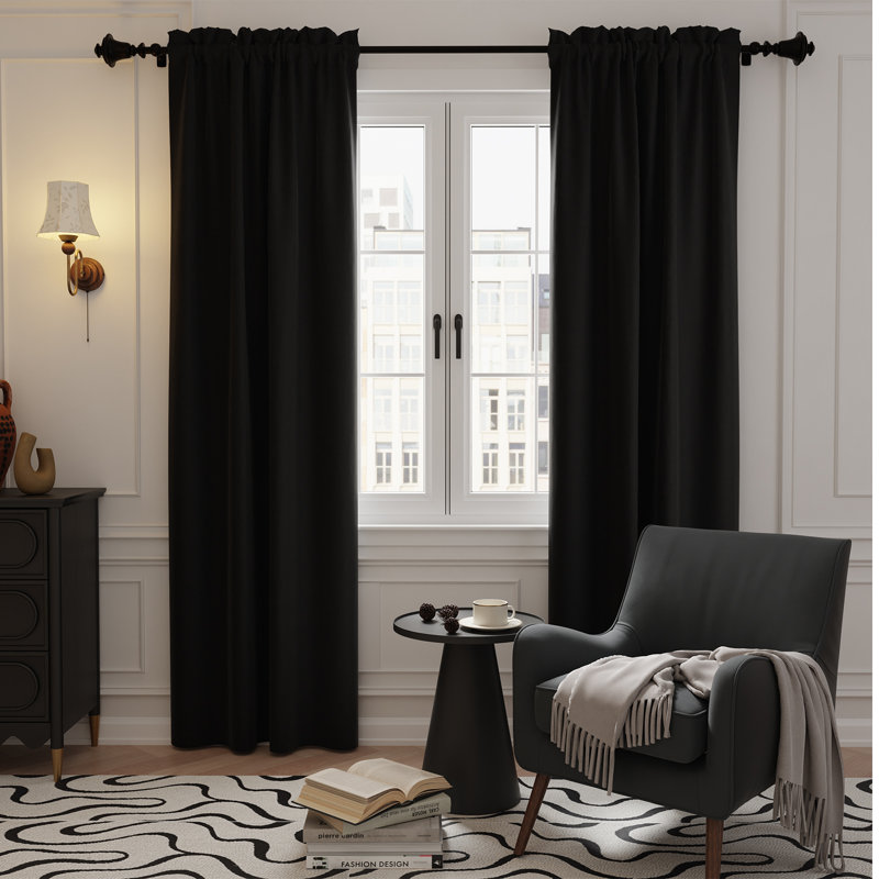 Rideaux hauts occultants, L 42,5 po x L 54 po