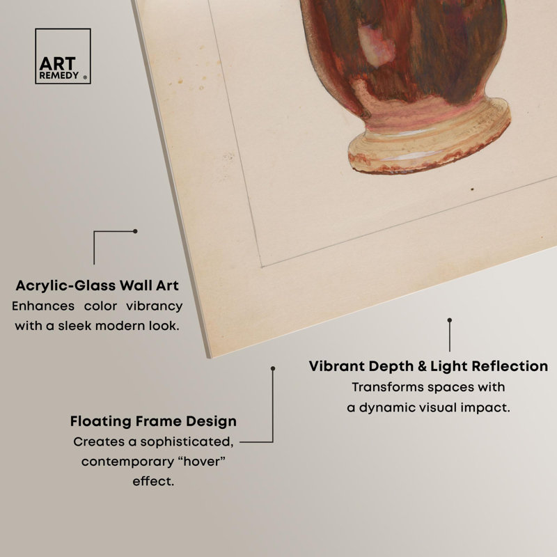 «Rustic Vessel», reproduction d'art acrylique par Art Remedy, H 20 po x l 16 po