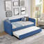 Lit de jour simple avec couchette Luna Bouclé-87318321-94868838