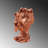 Hand-Painted Decorative Object, Copper Color, 7.5 x 11.8 x 7.1 inches | 100% Polyester, Lightweight at 2.5 lbs | Unique Home Décor Accent for Living Room & Office, Distinctive Color Variations for Personalized Style-2045486624