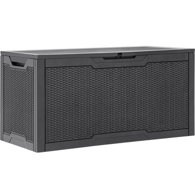 Boîte de rangement d'extérieur verrouillable 100 gallons Balconera