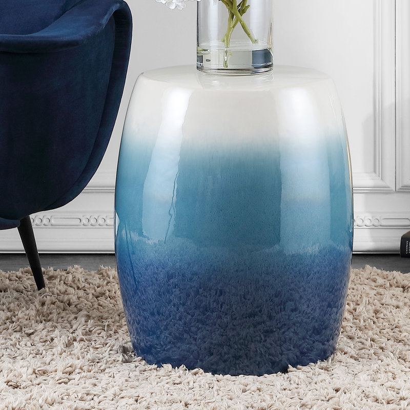 Gangulf Ceramic Accent Stool